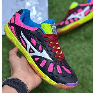 Mizunio Sala Classic Negro Fucsia