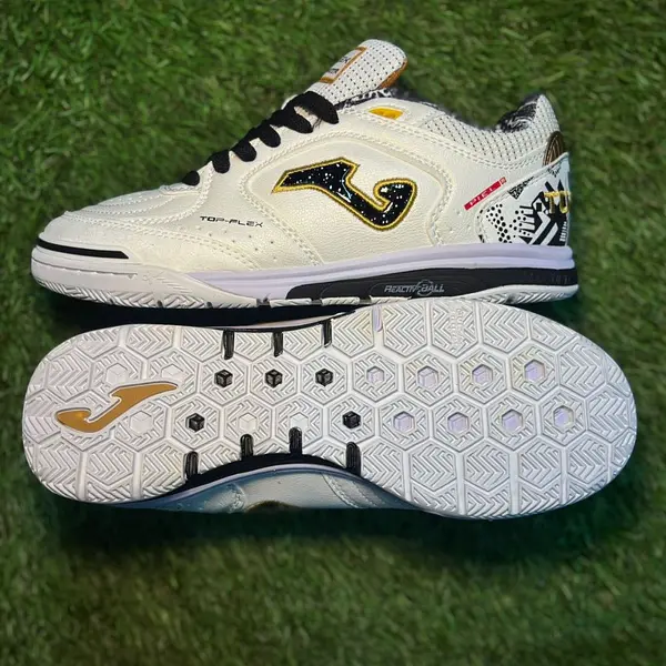 Joma Top Flex Rebound Blanco Dorado