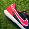 Nike Tiempo Junior Negro Rosado