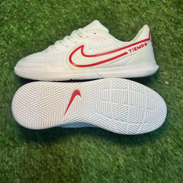 Nike Tiempo Junior Blnaco Rojo
