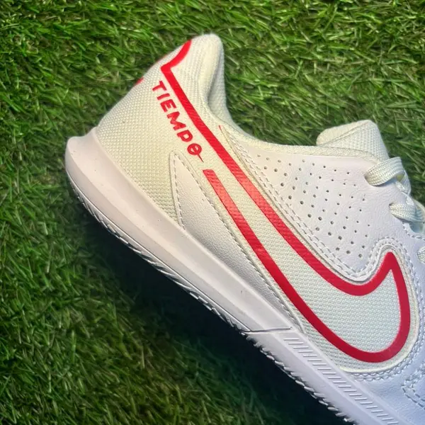 Nike Tiempo Junior Blnaco Rojo