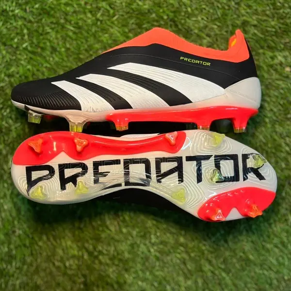 Predator 24 Negro Naranja Sin Cordones