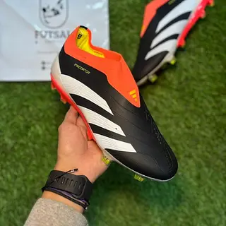 Predator 24 Negro Naranja Sin Cordones