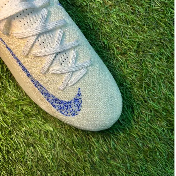 Air Zoom Zapato Beige Azul